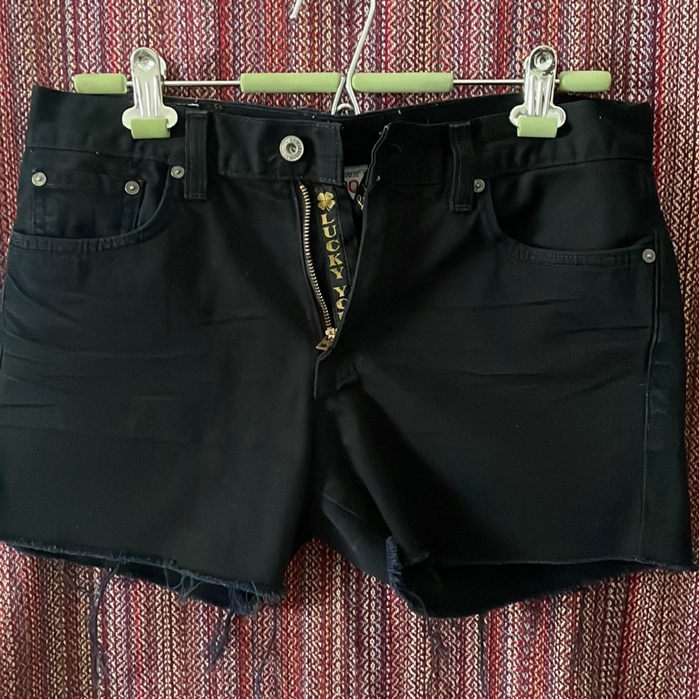 Lucky Brand black denim shorts 🖤